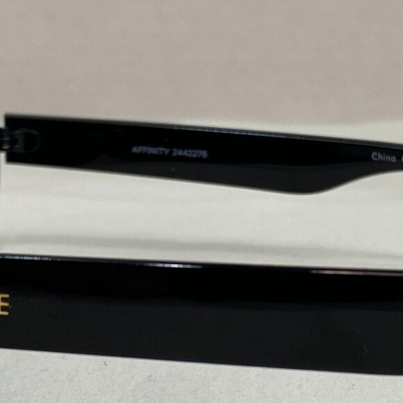 AIRE Affinity Oval Sunglasses Black Frame Smoke Mono Lens Unisex NWOT - Picture 8 of 11